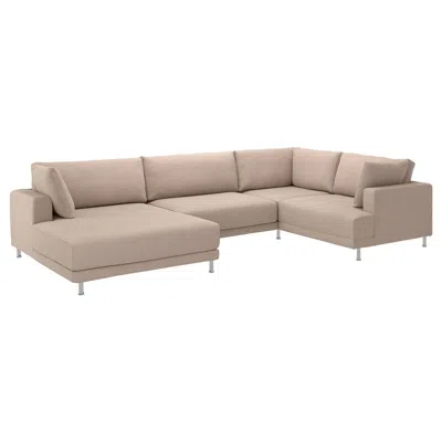 Ikea Uppåkra U-shaped Sofa, 4,5-seat, Samsala Gray-beige, Height Including Back Cushions: 37 3/8 "