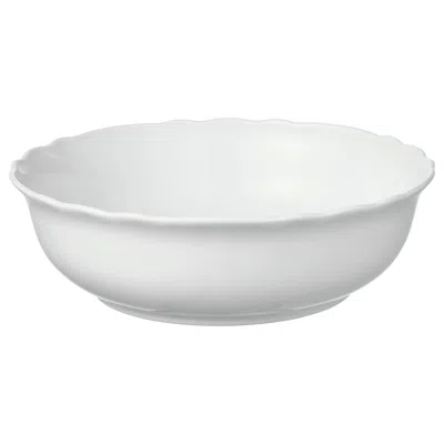 Ikea Upplaga Serving Bowl, White, 10 "