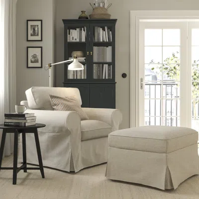 Ikea Uppland Armchair, Kilanda Light Beige