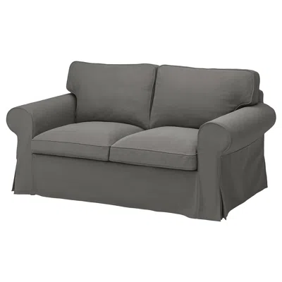 Ikea Uppland Cover For Loveseat, Hakebo Dark Gray