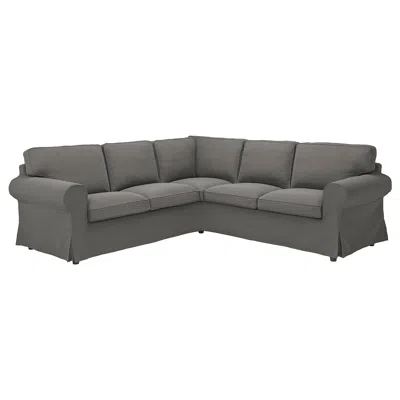 Ikea Uppland Cover For Sectional, 4-seat, Hakebo Dark Gray