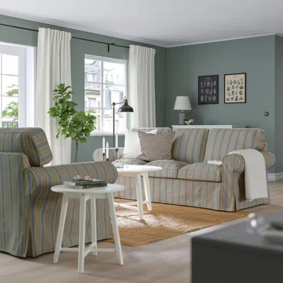 Ikea Uppland Sofa, Karlshov Gray-beige, Height Including Back Cushions: 36 1/4 "