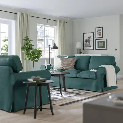 Ikea Uppland Sofa, Kelinge Gray-turquoise, Height Including Back Cushions: 36 1/4 "