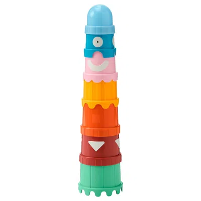 Ikea Uppstå Stack &nest Cups, Multicolor, Height: 13 3/8 "