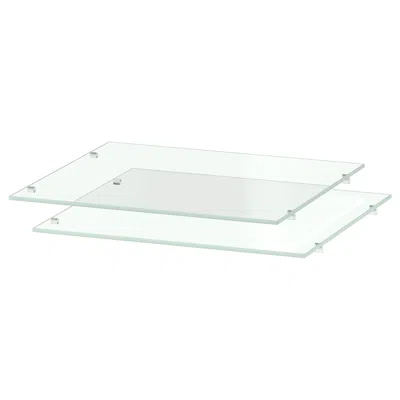 Ikea Utrusta Shelf, Glass, 15x14 3/4 "
