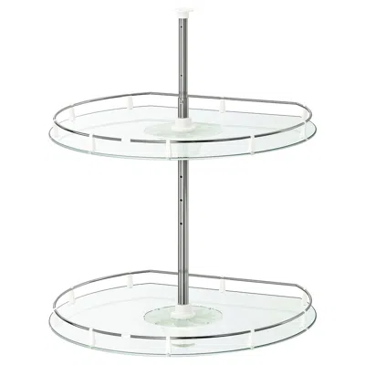 Ikea Utrusta Wall Corner Cabinet Carousel, Frame Width: 26 5/8 "
