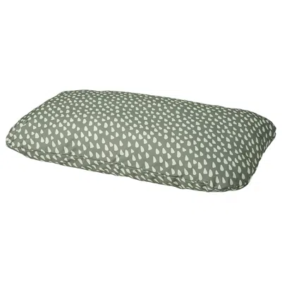 Ikea Utsådd Pet Cushion, Gray-green/off-white, 25 ¼x40 ¼ "