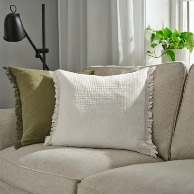 Ikea Vallkrassing Cushion Cover, Off-white, 20x20 "