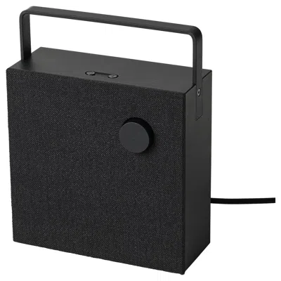 Ikea Vappeby Bluetooth Speaker, Gen 3/black, 8x8 "