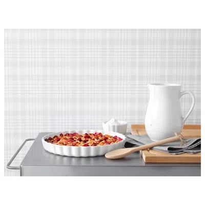 Ikea Vardagen Pie Plate, Off-white, 13 "