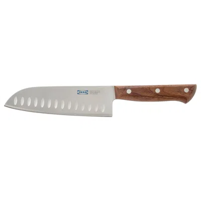 Ikea Vardagen Santoku Knife, Stainless Steel/walnut, 6 "
