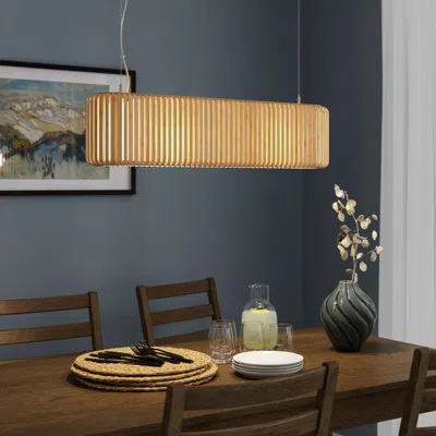 Ikea Varptross Pendant Lamp, Bamboo, 31 "