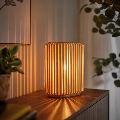 Ikea Varptross Table Lamp, Bamboo, 10 "