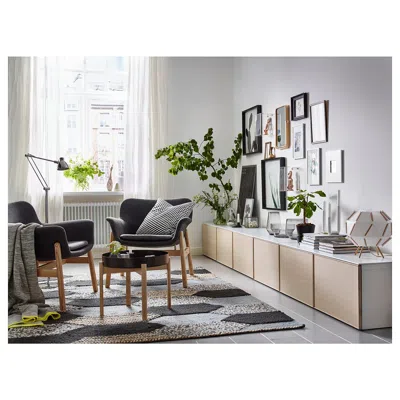 Ikea Vedbo Armchair, Gunnared Dark Gray, Height Including Back Cushions: 29 1/2 "