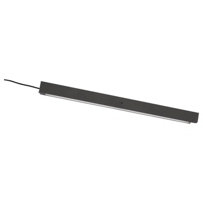 Ikea Översidan Led Wardrobe Lighting Strip With Sensor, Dimmable Dark Gray, 18 "
