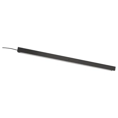 Ikea Översidan Led Wardrobe Lighting Strip With Sensor, Dimmable Dark Gray, 28 "