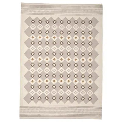 Ikea Vägnät Rug, Flatwoven, Off-white Gray/handmade, 5 ' 7 "x7 ' 10 "