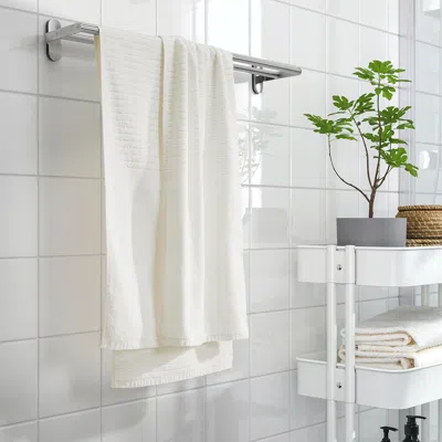 Ikea Vågsjön Bath Towel, White, 28x55 "