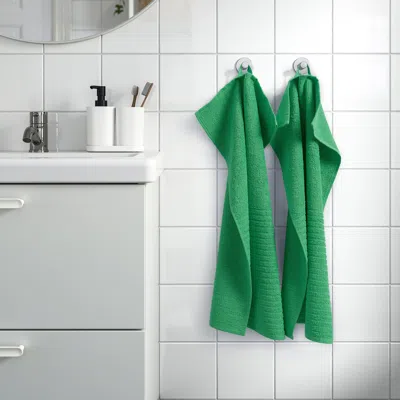 Ikea Vågsjön Hand Towel, Bright Green, 16x28 "