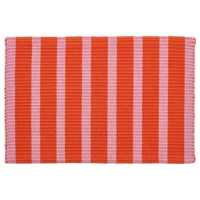 Ikea Vägskylt Door Mat, Pink/orange, 2 ' 0 "x2 ' 11 "