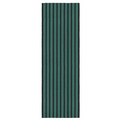 Ikea Vägskylt Rug, Flatwoven, Blue-green/black, 2 ' 7 "x8 ' 2 "