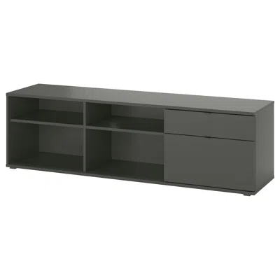 Ikea Vihals Tv Unit, Dark Gray, 69 3/8x14 5/8x19 5/8 "
