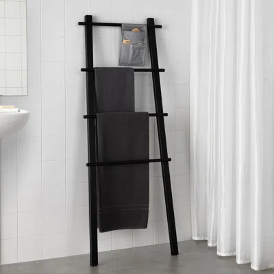 Ikea Vilto Towel Stand, Black, Width: 22 ½ "