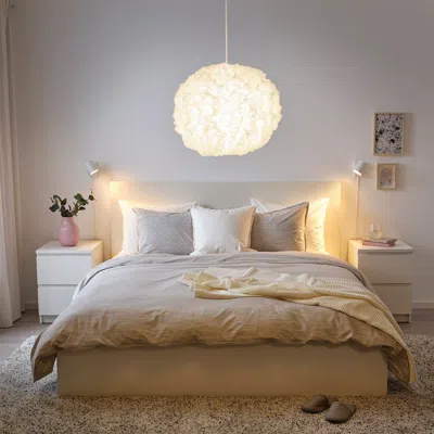 Ikea Vindkast Pendant Lamp, White, 20 " In Neutral