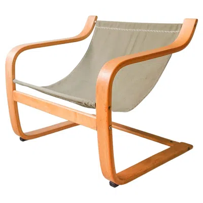 Pre-owned Ikea Vintage  Lounge Chair, 1970's In Brown
