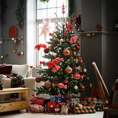 Ikea Vinterfint Christmas Artificial Christmas Tree, Indoor/outdoor Green, 82 ¾ "