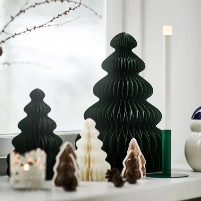 Ikea Vinterfint Christmas Decoration, Christmas Tree Shaped Green, 14 ¼ "