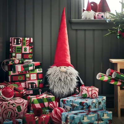 Ikea Vinterfint Christmas Decoration, Santa Claus Red, 29 1/8 "