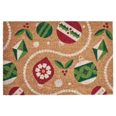 Ikea Vinterfint Christmas Door Mat, Christmas Ornament Patterned Coir/multicolor, 2 ' 0 "x2 ' 11 "