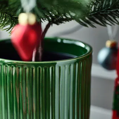 Ikea Vinterfint Christmas Plant Pot, Indoor/outdoor/green, 4 ¾ "