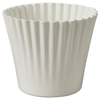 Ikea Vinterfint Christmas Plant Pot, White, 3 ½ "