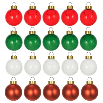 Ikea Vinterfint Christmas Tree Ornament, Bauble Glass/mixed Colors, 1 ½ "