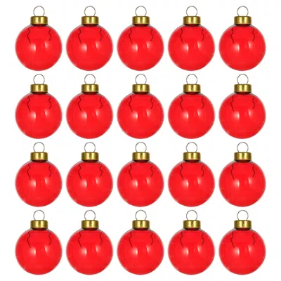 Ikea Vinterfint Christmas Tree Ornament, Bauble Glass/red, 1 ½ "