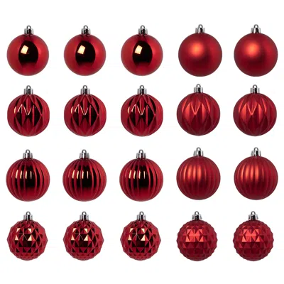 Ikea Vinterfint Christmas Tree Ornament, Bauble Red, 2 ¾ "