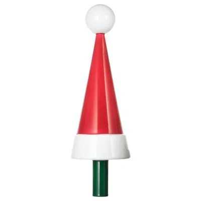 Ikea Vinterfint Christmas Tree Topper, Spire, Santa Claus Hat Red, 10 ¼ "