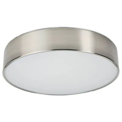 Ikea Virrmo Led Ceiling Lamp, Nickel Plated, 14 " 800 Lumen