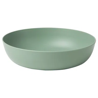 Ikea Vitabborre Deep Plate/bowl, Green, 8 "