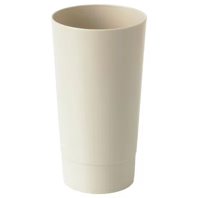 Ikea Vitabborre Glass, Beige, 24 oz