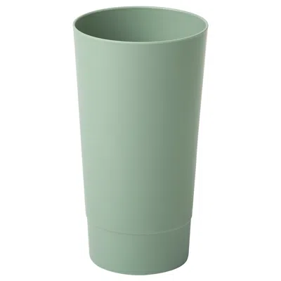 Ikea Vitabborre Glass, Green, 24 oz