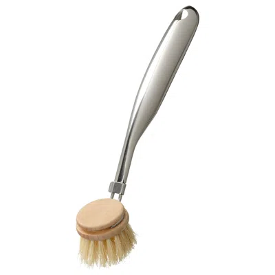 Ikea Välvårdad Dish Brush, Stainless Steel/beech, Length: 9 "