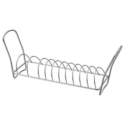 Ikea Välvårdad Dish Drying Rack, Stainless Steel, 4 ¾x12 ½ " In Silver