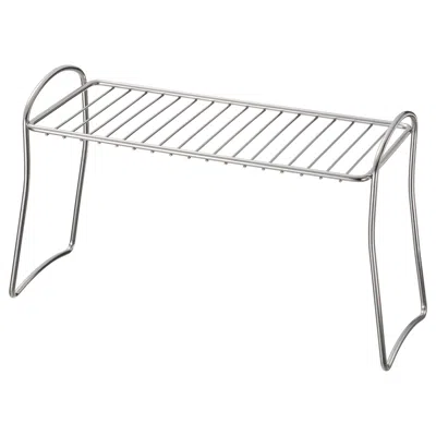 Ikea Välvårdad Dish Drying Shelf, Stainless Steel, 5x12 ½ " In Silver