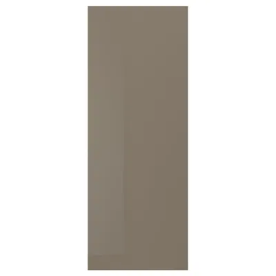 Ikea Voxtorp Cover Panel, High Gloss Dark Gray-brown, 15x40 1/2 "