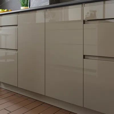 Ikea Voxtorp Door, High Gloss Dark Gray-brown, 15x60 "