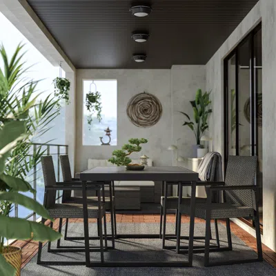 Ikea Värmansö Table, Outdoor, Dark Gray, 63 3/8x36 5/8 "