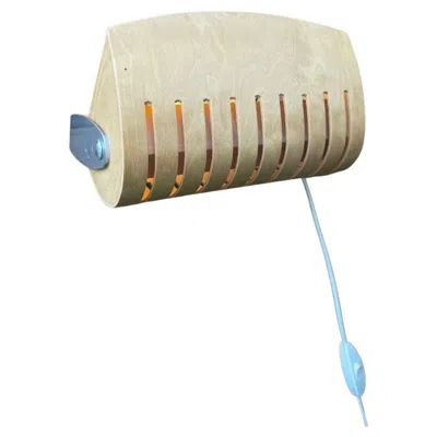 Pre-owned Ikea Wall Lamp Titled 'strimma' By Knut Hagberg & Marianne Hagberg For , 1990s In Brown